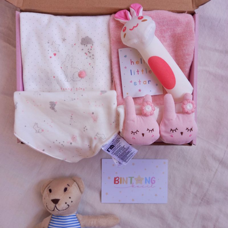 NEW |MOTHERCARE GIRL |HAMPERS MOTHERCARE| HAMPERS BABY |BABY HAMPERS |HAMPERS BAYI| KADO LAHIRAN| BABY GIFT-Little bunny 6-9m