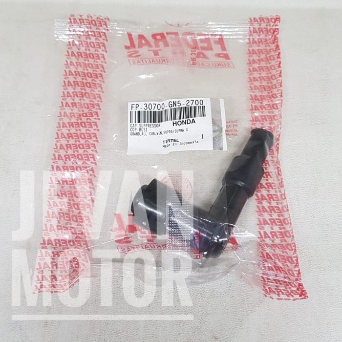 Tutup Cop Kop Cangklong Busi Karisma - Blade Revo Supra X 125 Asli Federal FP-30700-GN5-2700