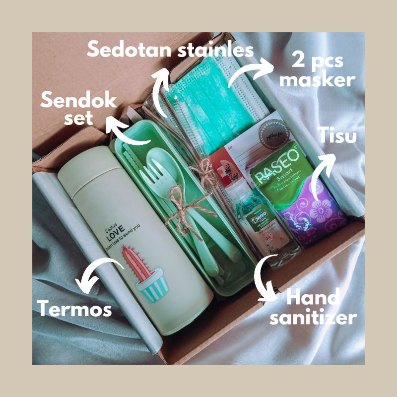 

HAMPERS HEALTHY KIT TERMURAH MADIUN GIFT BOX NEW NORMAL PACK CORONA KADO ULTAH BIRTHDAY WISUDA HADIAH CEWEK COWOK