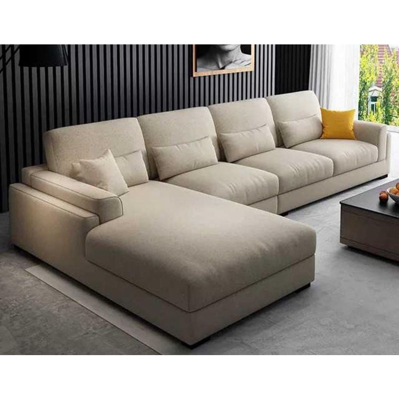 furniture ruang tamu sofa minimalis modern l sudut fullset terbaru