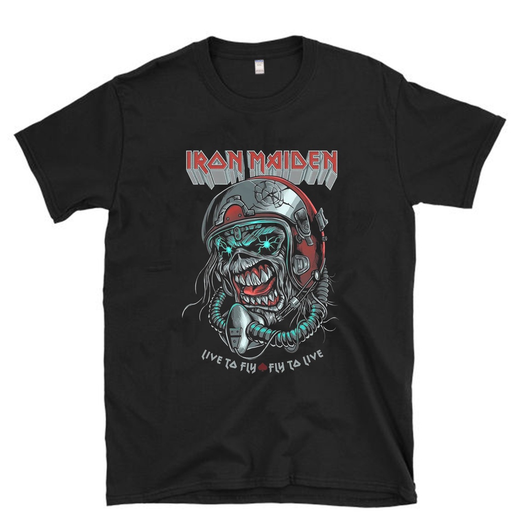 kaos iron maiden vintage tee