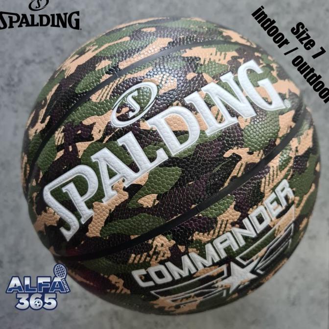 READYY Bola Basket Spalding Commander - Official Indoor Outdoor Original TERBARU