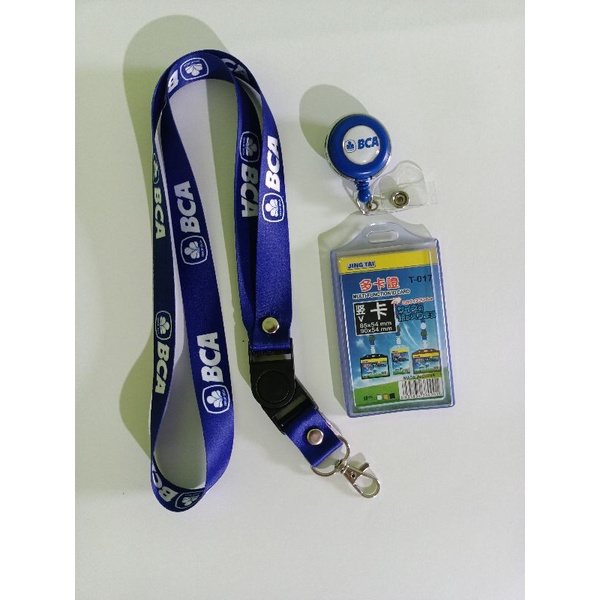 [READY] tali id card BCA lanyard satuan