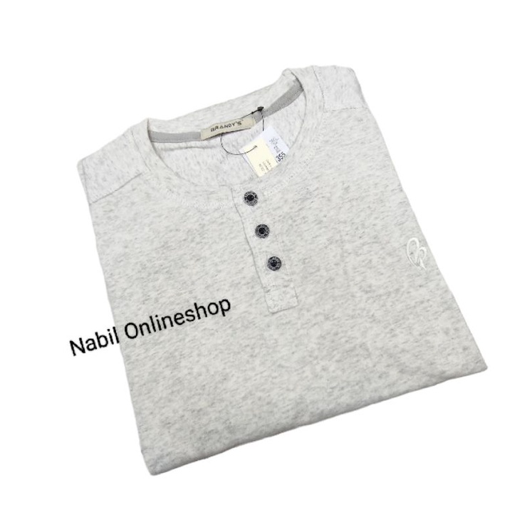 [COD KAOS KANCING 3 BRANDYS LENGAN PENDEK/KAOS TERLARIS/KAOS PRIA/KAOS TERMURAH/ATASAN TEBAL/ATASAN 