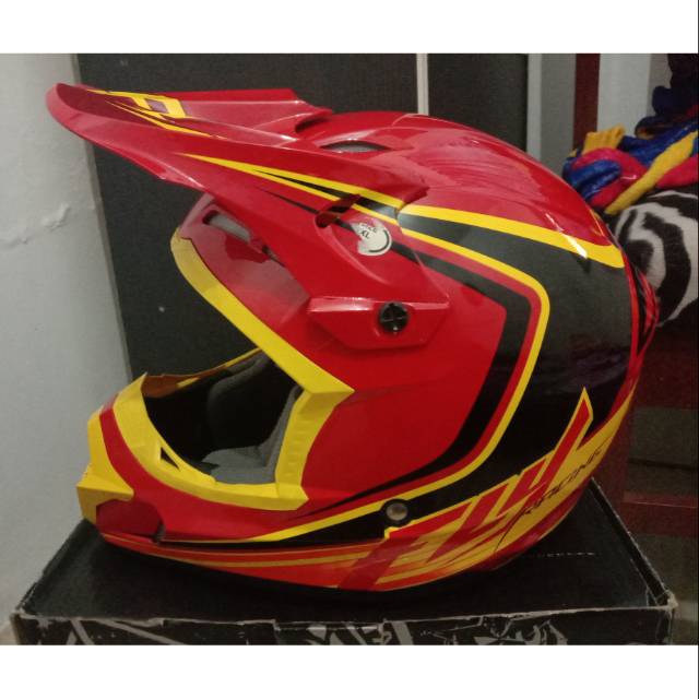 Helm motocross/dh fly racing