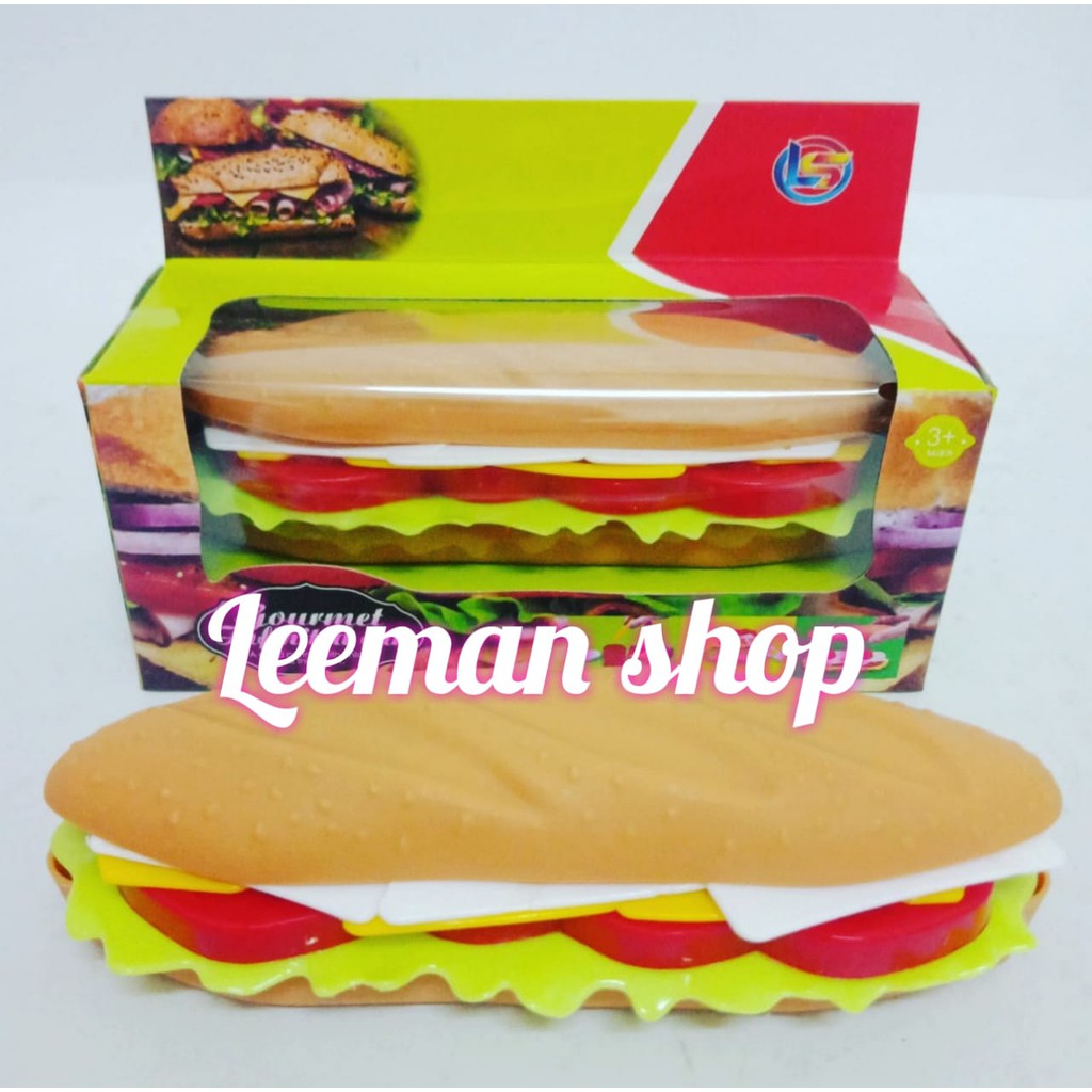 MAINAN HOTDOG MINI - HOTDOG SMALL CUTLERY - LF 11