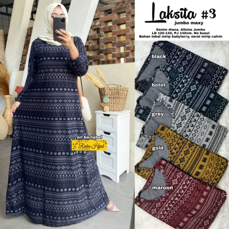 Gamis "Laksita#3 jumbo maxy" By redea