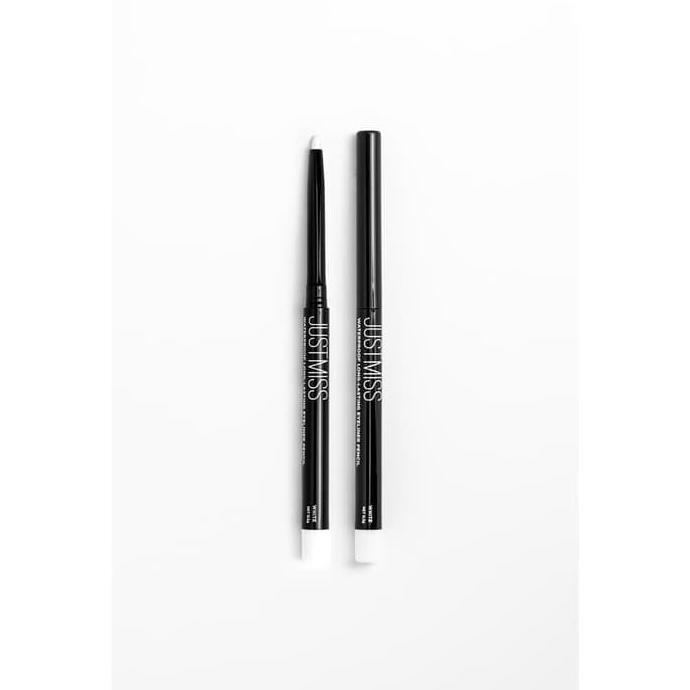 JUST MISS EYELINER PENSIL PUTIH / WATERPROOF LONGLASTING EYELINER