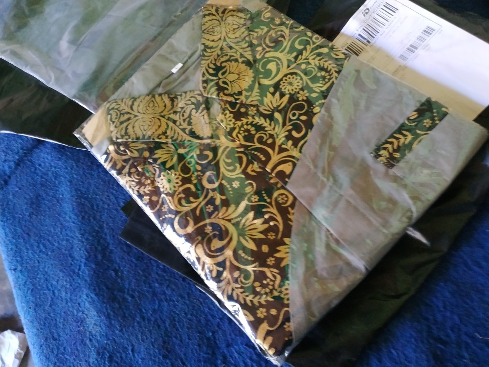 Batik Kemeja Pria Lengan Pendek  Motif Slempang Abu Hitam Alkhalis