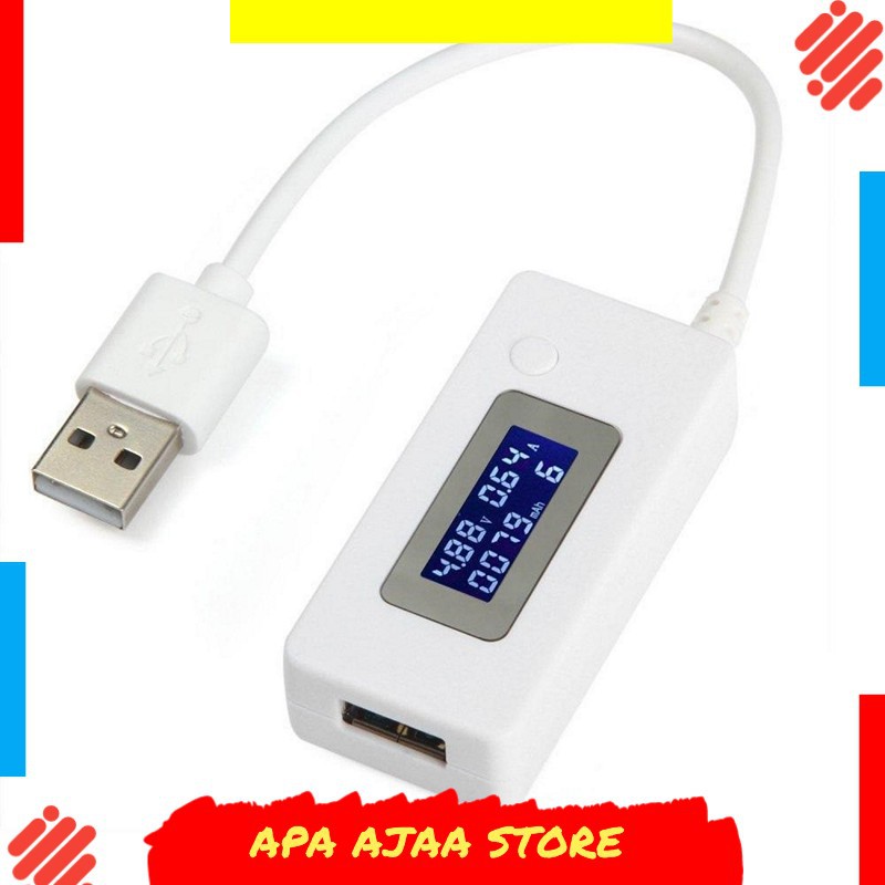 Termurah ! Kabel USB Tester Voltase &amp; Ampere Power Bank - KWS-V20