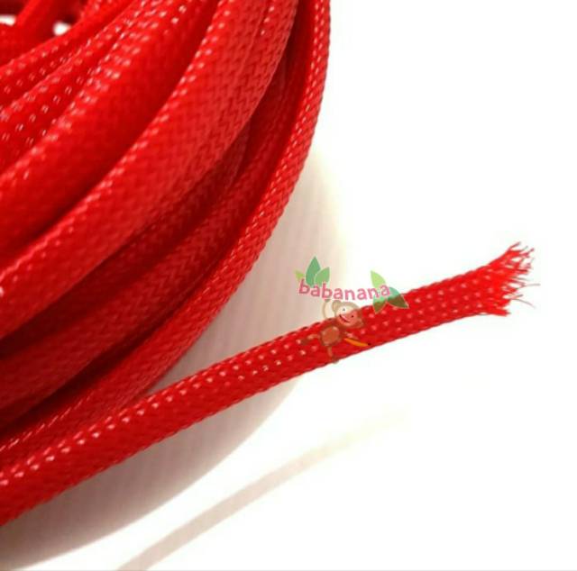 Pembungkus Kabel 12 mm Cable Sleeve Braided Nylon