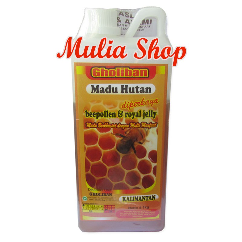 

Madu Hutan Kalimantan GHOLIBAN 1 Kg (Bee Pollen & Royal Jelly)