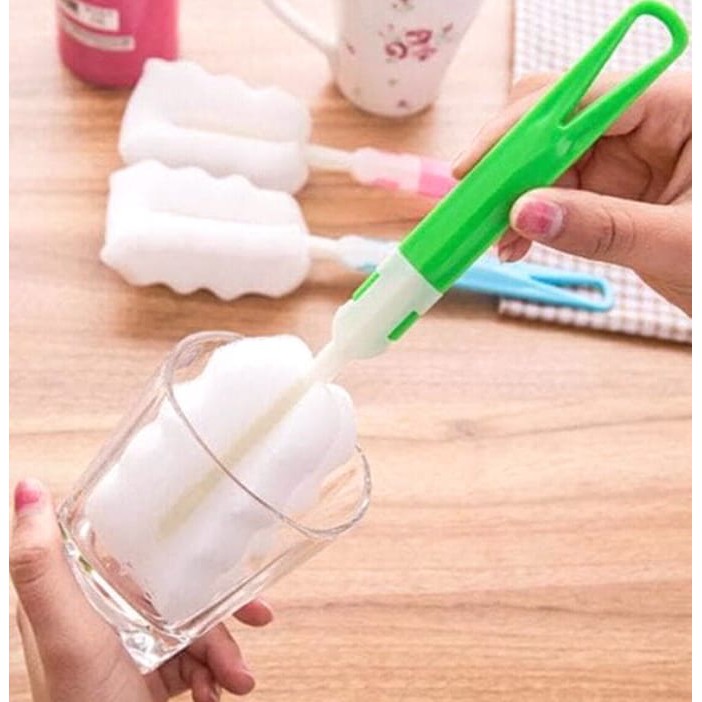 Tongkat Spon Pembersih Botol Gelas - Cleaner Spons