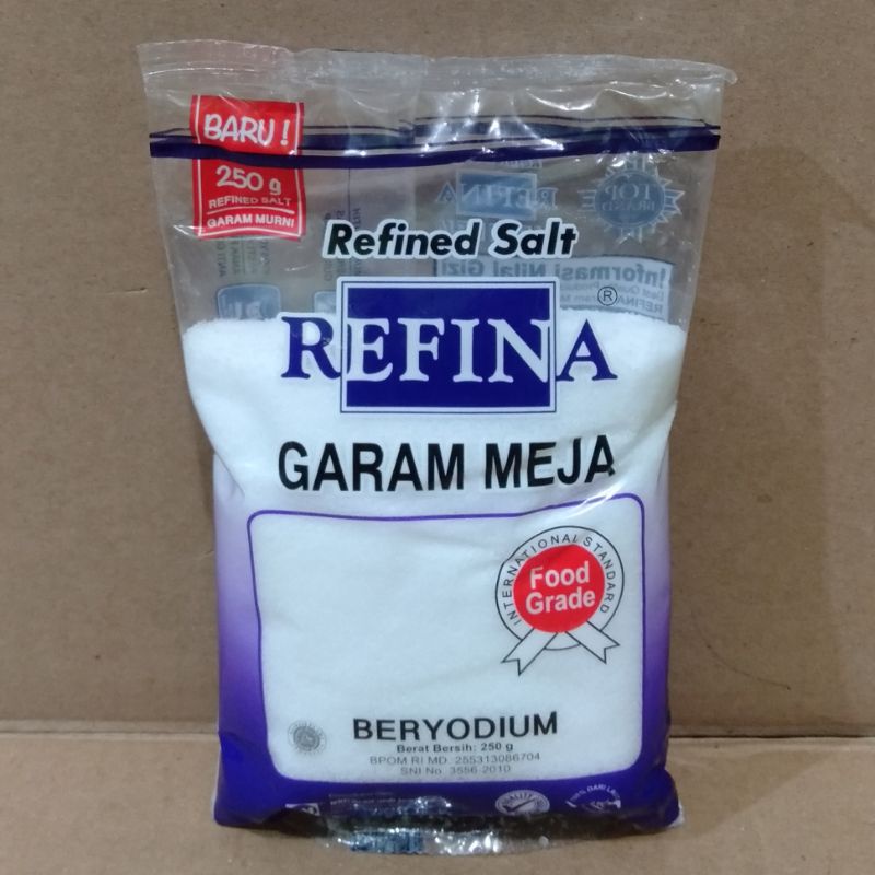 

REFINA GARAM MEJA BERYODIUM 250GR