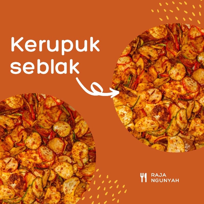 

KERUPUK SEBLAK PEDAS/ SEBLAK BANTET/JAJANAN/MAKANAN RINGAN/CEMILAN