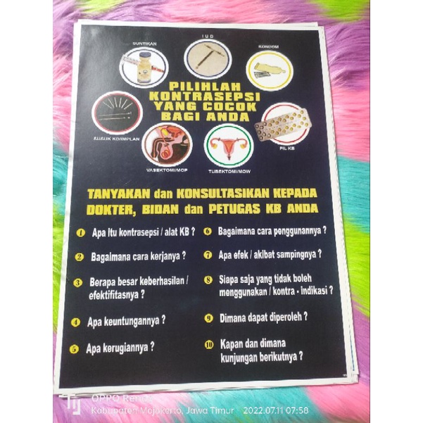 

Poster Pilihan Kontrasepsi Pilihan Bagi Anda