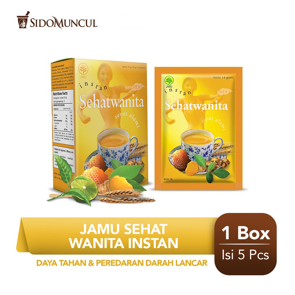 ❤ Under100 ❤ Sidomuncul Jamu Bubuk Instant | Pegelinu | Galian Putri | Sehat Wanita | Sehat Pria BPOM