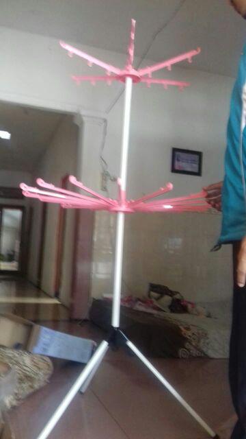 Gantungan Jemuran Tripod / Tripod Laundry Hanger 16 Sticks / Jemuran Pakaian Bayi Anak