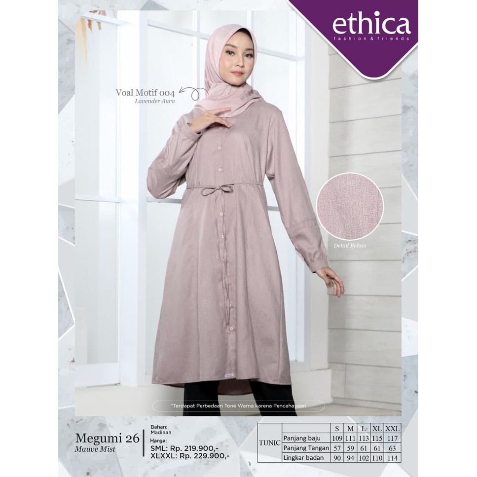 ETHICA ORIGINAL MEGUMI 26 MAUVE MIST ATASAN DEWASA ATASAN TRENDY ATASAN KEREN ATASAN ETHICA 2022