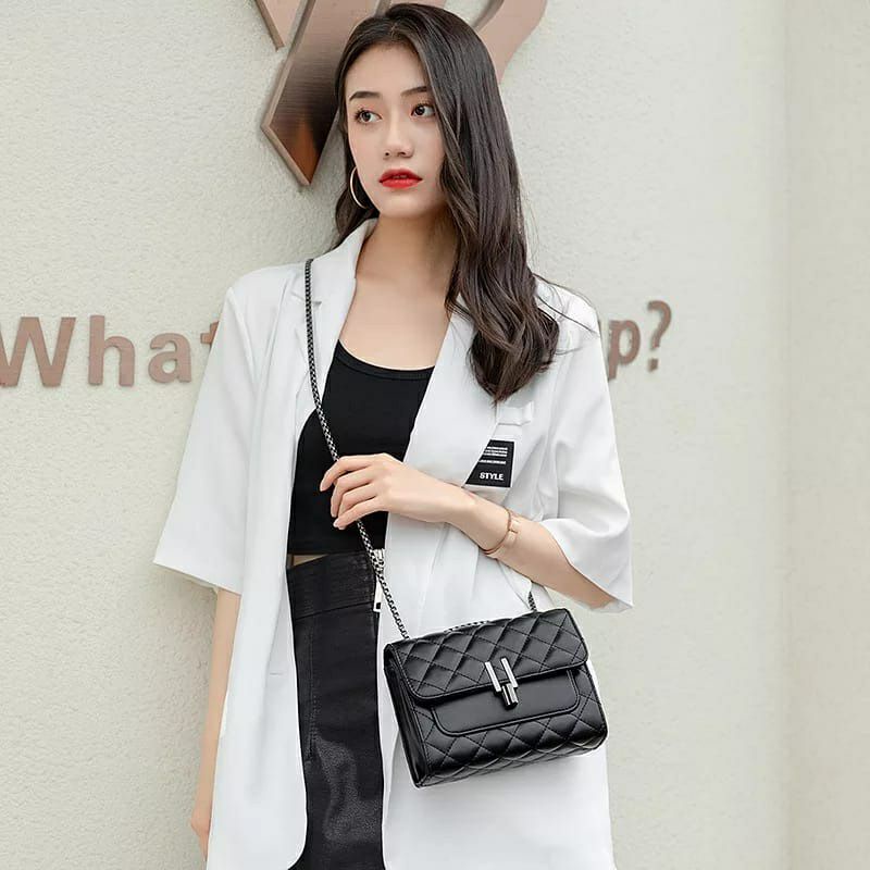 0Tas Selempang Wanita Fashion  Slingbag Rantai - Murah Tebal-1