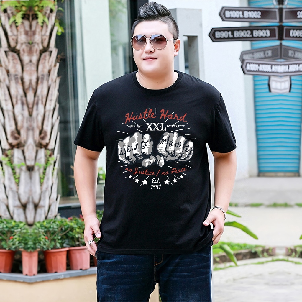 Baju Kaos Pria Jumbo Crisis Tshirt Bigsize XL XXL Distro DTF