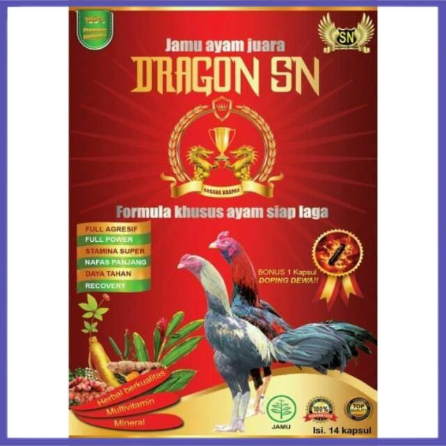 

✔ COD ✔ Dragon SN jamu ayam bangkok siap laga