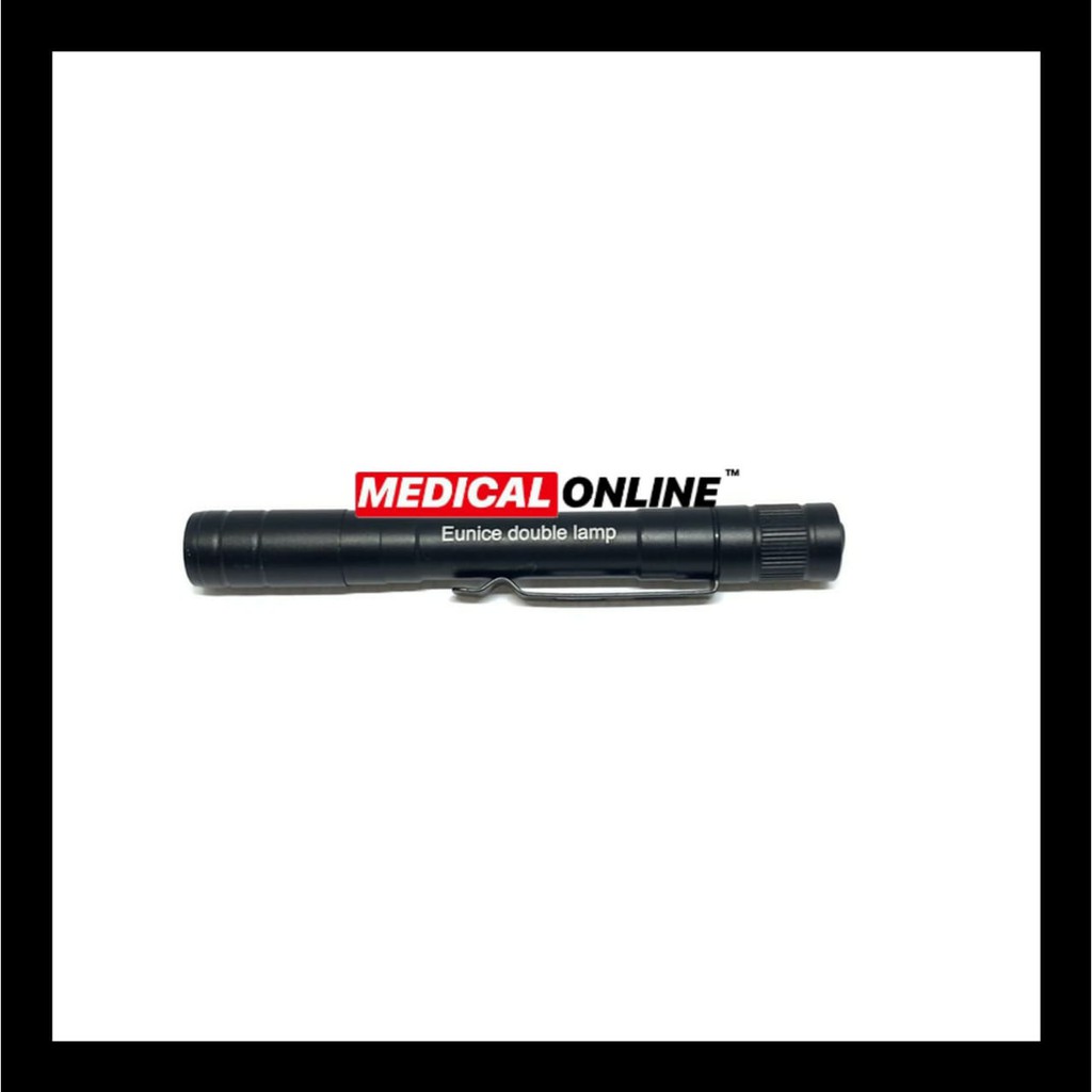 PENLIGHT PENA SENTER LAMPU 2 WARNA KUNING PUTIH EUNICE MEDICAL ONLINE MEDICALONLINE