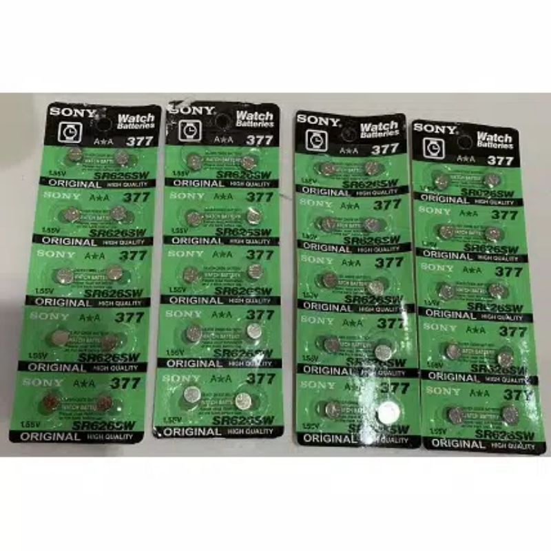 Baterai Jam Tangan 377 sr626  377  BATRE SR626SW / BATERAI JAM / SR626 / LR626 / LR626SW / LR 626