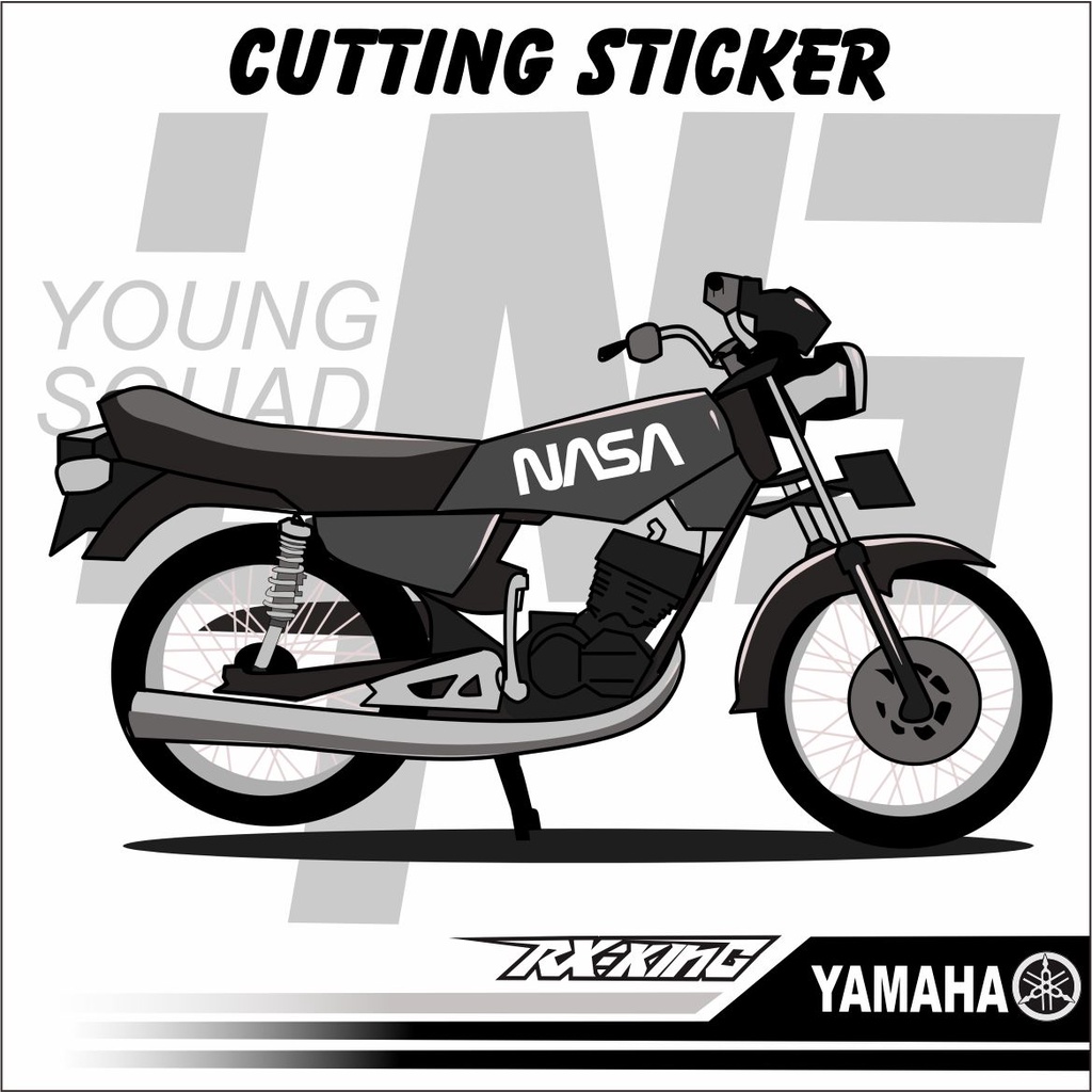 Cutting Rx King Variasi - Sticker rx King Variasi - sticker Motor  Rx King YOUNG SQUAD 9