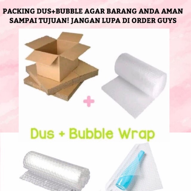 

TAMBAHAN PACKING BUBBLE UNTUK KEAMANAN (WAJIB ORDER UNTUK KEAMANAN BARANG ANDA )