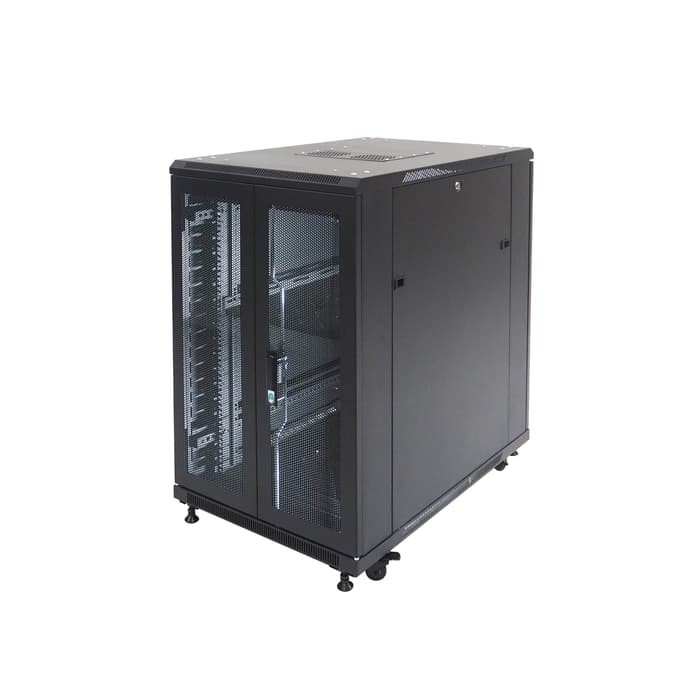 Indorack IR9020P Standing Close Rack 20U Perforated Door Depth 900mm