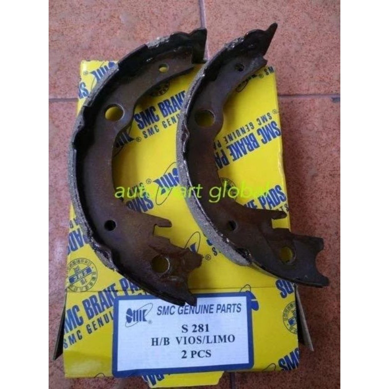 hand brake shoe kampas ren tangan vios altis limo per 2 keping