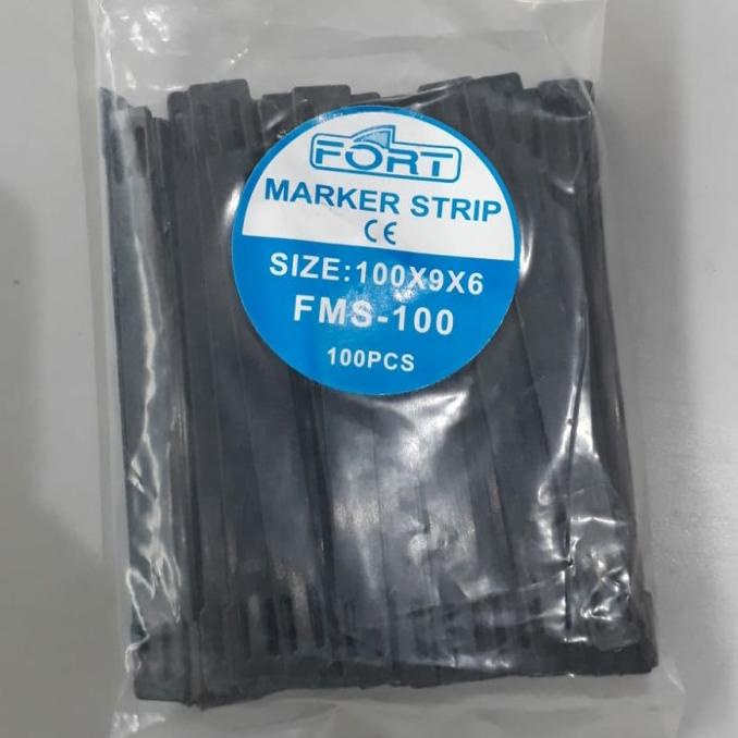 

{{{{}}] Marker Strip FMS-100 Fort Flat Marker FMS 100 Size 100x9x6 1Pak 100pcs