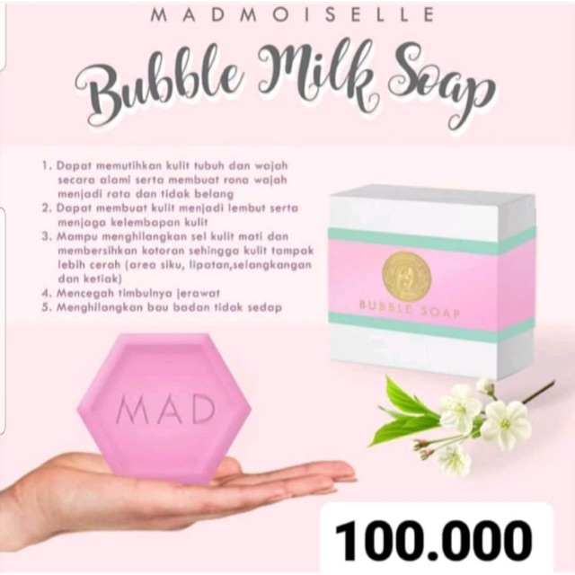 sabun bubble milk soap
