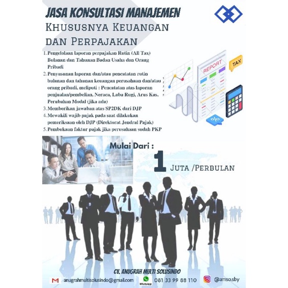 JASA KONSULTAN PAJAK/ MANAGEMENT LAPORAN KEUANGAN