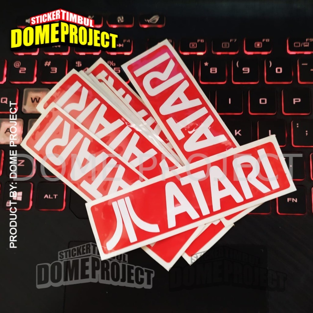 STIKER MOTOR ATARI STIKER CUTTING OUTDOOR IMPORT STIKER MOBIL AKSESORIS SEPEDA MOTOR