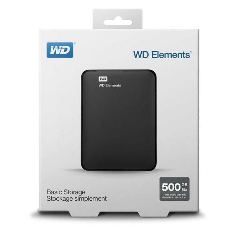 HARDISK EKSTERNAL WD ELEMENTS USB 3.0 BARU. Hardisk Eksternal 500GB