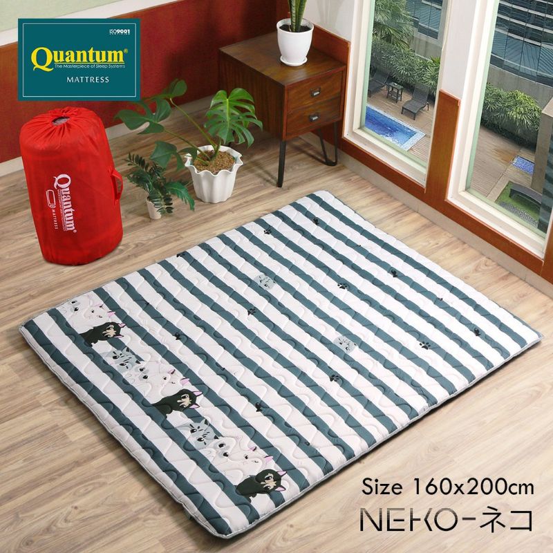 Quantum Kasur Lantai 160 x 200 Karakter - Busa Lipat Gulung Travel