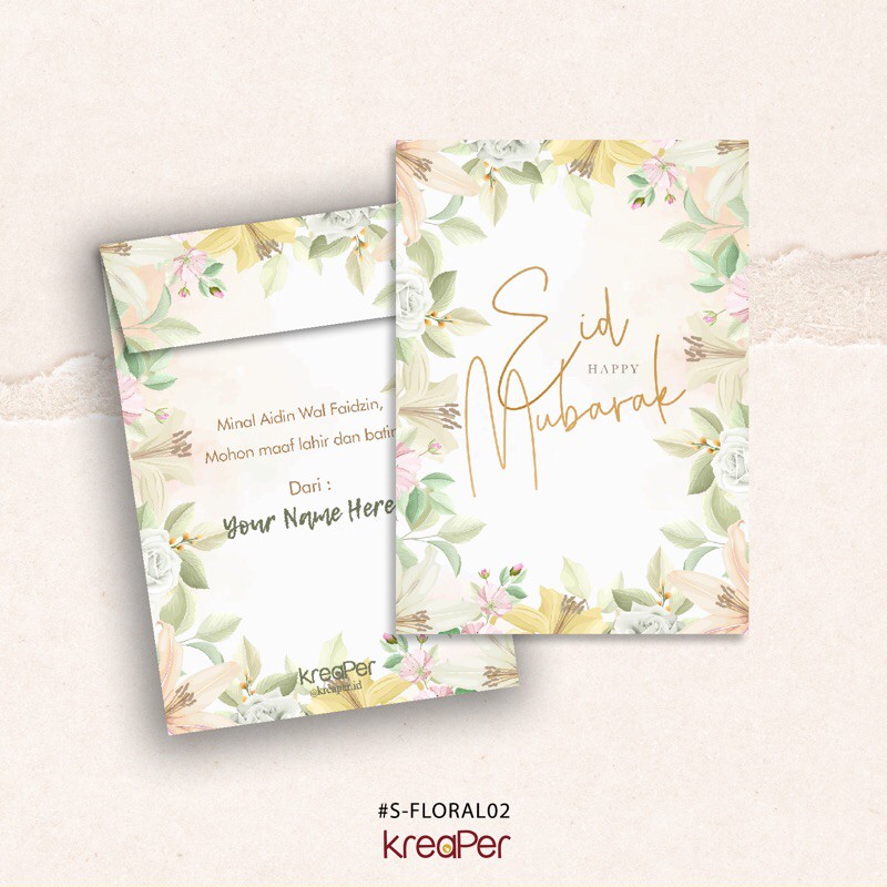 

AMPLOP LEBARAN IDUL FITRI 2021 SMALL (Kode: S-FLORAL02)
