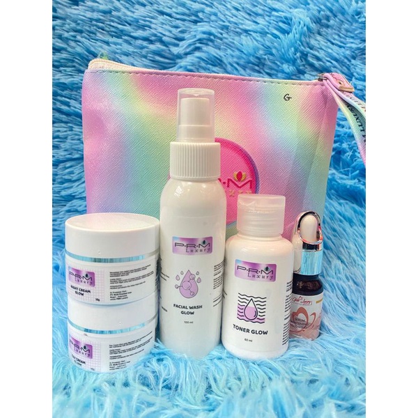 PRM LUXURY BPOM ORIGINAL PRM SEPAKET + SERUM
