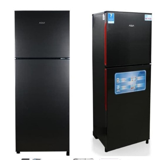 Kulkas AQUA 2 Pintu [169 L] AQR-D251 Tanpa Bunga Es