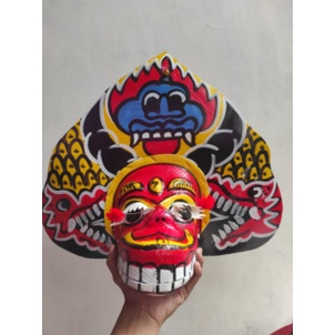 Mainan anak tradisional Barongan spon murah, Caplokan spon kain panjang (Kecil)