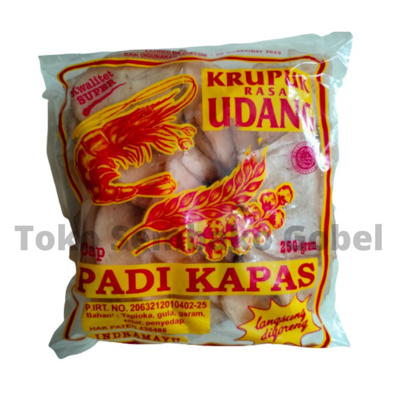 

Krupuk Udang Padi Kapas Besar khas Cirebon Indramayu 250gr