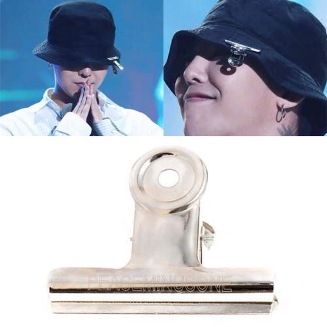 [READY] Jepit Klip Bulldog Topi Big Bang G Dragon PEACEMINUSONE Clip Baseball KPOP 026539