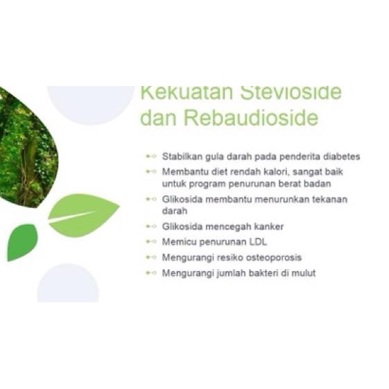 

SALE✅READY PAKET Gula Stevia Berijin POM Javastefia77 + 1 PACK TEH HIJAU KEPALA DJENGGOT 15ml Pemanis Tetes/Cair Zero Kalori|RA2