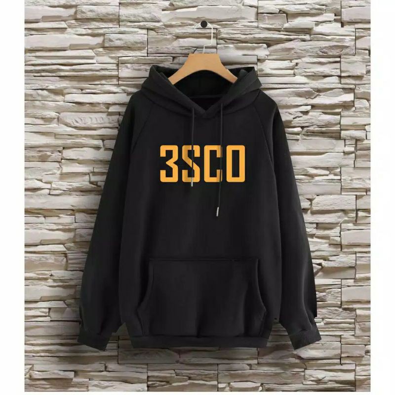 S - XXXXXL(6XL) Jaket 3SCO Hoodie 3SECOND 3SCO BIG SIZE Jacket Jumper JUMBO OVERSIZE Unisex XXL XXXL XXXXL 4L 5XL Maroon Navy Hitam Grey