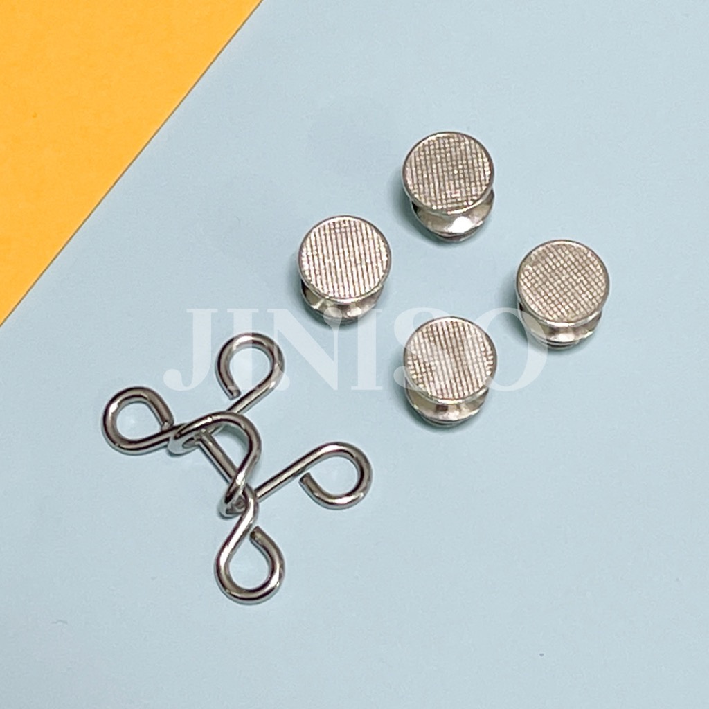 JINISO - 1set Kancing Pengecil Jeans Adjustable Unisex-6