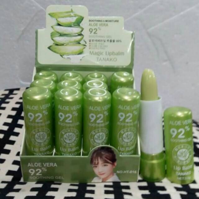 Jual Aloe vera magic lip balm original harga per pcs Shopee Indonesia