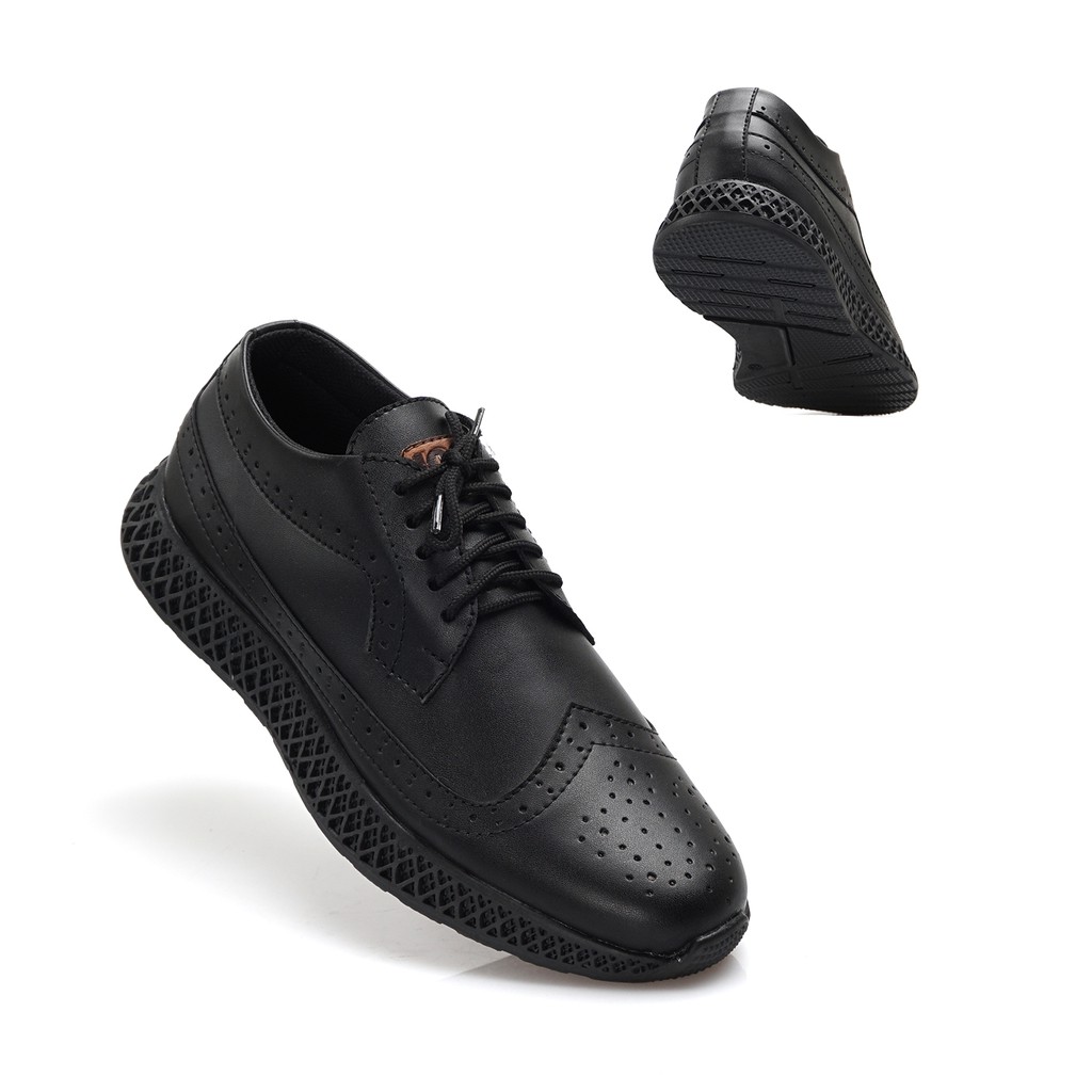 JOEYFTWR Sepatu Pantopel Kerja Formal Casual Joey Lord Black-4