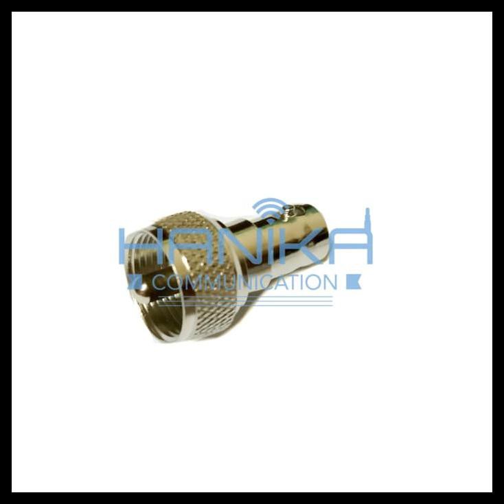 Konektor Bnc Female To Pl Male Connector Sambungan Antena Luar Ke Ht Murah Kode 772